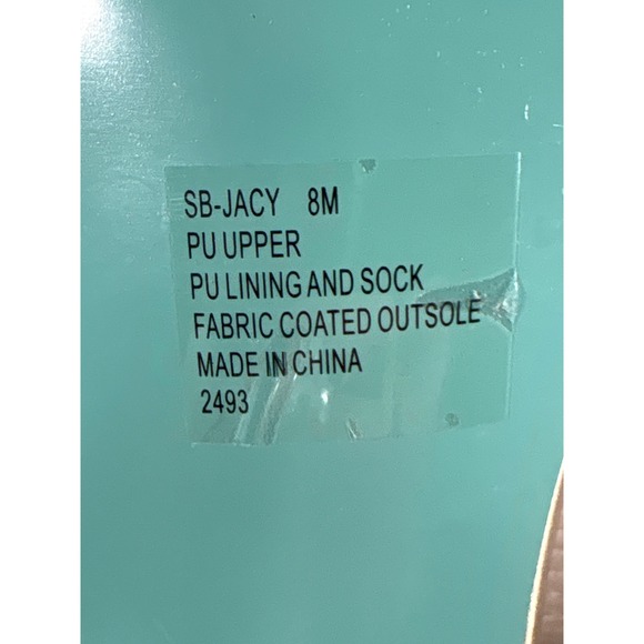 Betsey Johnson SB-JACY Gold Pearl Rhinestone Stacked Heel Sandals Women's 8M - Picture 10 of 10